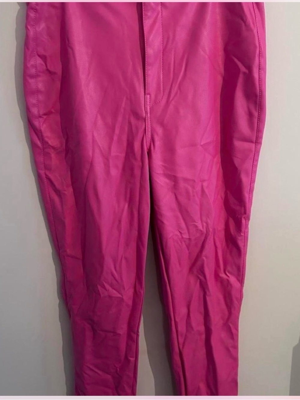 Charlotte Russe Bright Pink Cropped Pants